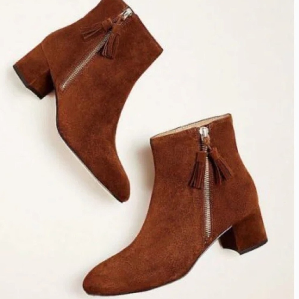 Ann Taylor - Kyle Brown Suede Bootie - Size 8.5